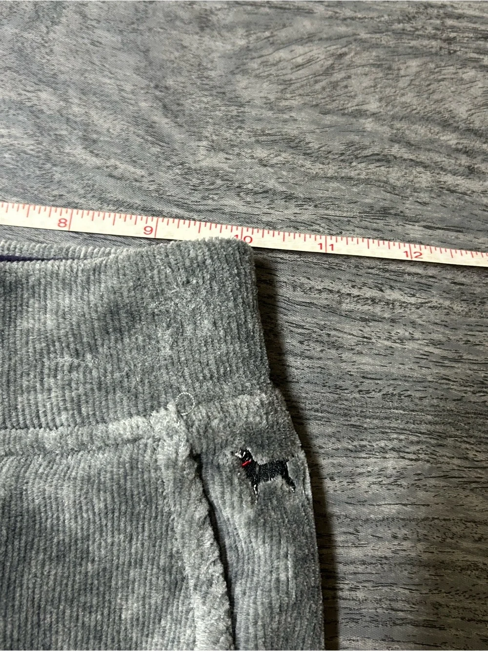 The Black Dog Kids Boater Cord Pants Gray Size Small NWT